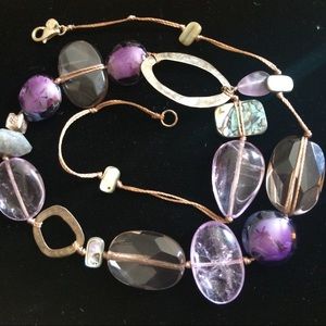 Silpada.925 Sterling Silver & Amethyst Necklace